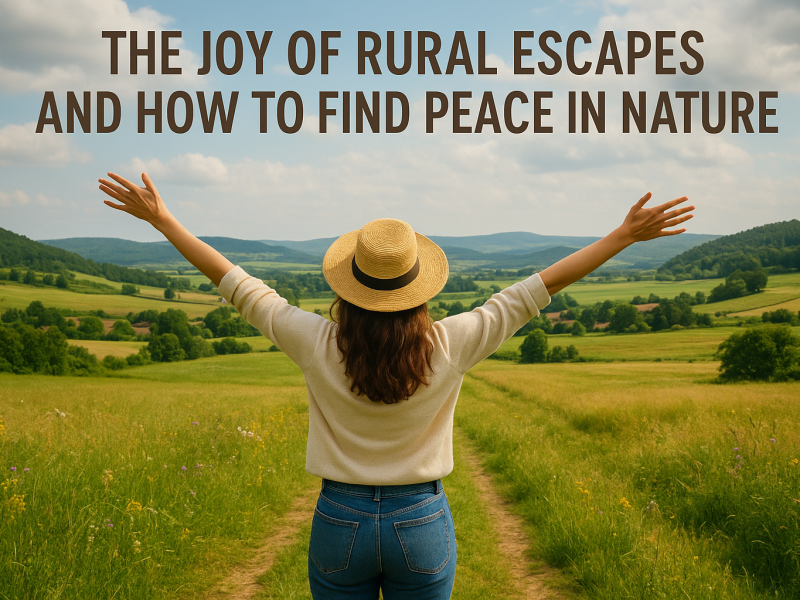 The Joy of Rural Escapes and How to Find Peace in Nature